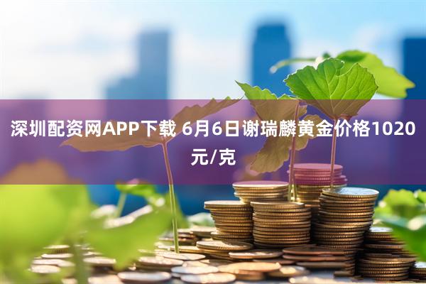 深圳配资网APP下载 6月6日谢瑞麟黄金价格1020元/克