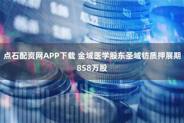 点石配资网APP下载 金域医学股东圣域钫质押展期858万股