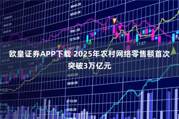 欧皇证券APP下载 2025年农村网络零售额首次突破3万亿元