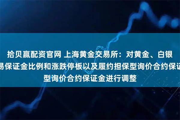 拾贝赢配资官网 上海黄金交易所：对黄金、白银延期合约交易保证金比例和涨跌停板以及履约担保型询价合约保证金进行调整